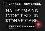 Image of kidnapping of Charles Lindbergh Jr New York City USA, 1933, second 7 stock footage video 65675036762