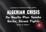 Image of riots in Algeria Algiers Algeria, 1960, second 16 stock footage video 65675036763