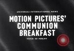 Image communion traditionnelle Le petit déjeuner New York City USA, 1960, de la seconde 3 séquences d'archives historiques vidéo 65675036768