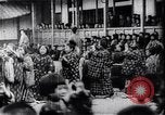 Image of presentation by school children Japan, 1900, second 20 stock footage video 65675036776