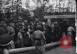 Image of man stands on wooden log Japan, 1900, second 3 stock footage video 65675036777