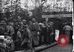 Image of man stands on wooden log Japan, 1900, second 4 stock footage video 65675036777