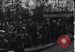 Image of man stands on wooden log Japan, 1900, second 14 stock footage video 65675036777