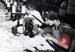 Image of Workers in clothing factory Chicago United States USA, 1910, second 12 stock footage video 65675036803