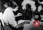 Image of Workers in clothing factory Chicago United States USA, 1910, second 14 stock footage video 65675036803