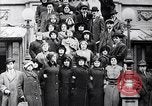 Image of Mounted police break up workers gathering Chicago United States USA, 1910, second 7 stock footage video 65675036804