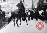 Image of Mounted police break up workers gathering Chicago United States USA, 1910, second 9 stock footage video 65675036804
