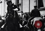 Image of Mounted police break up workers gathering Chicago United States USA, 1910, second 12 stock footage video 65675036804