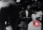 Image of Mounted police break up workers gathering Chicago United States USA, 1910, second 15 stock footage video 65675036804