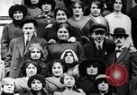 Image of Mounted police break up workers gathering Chicago United States USA, 1910, second 29 stock footage video 65675036804
