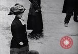 Image of Mounted police break up workers gathering Chicago United States USA, 1910, second 31 stock footage video 65675036804