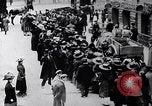 Image of Mounted police break up workers gathering Chicago United States USA, 1910, second 37 stock footage video 65675036804