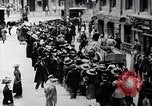 Image of Mounted police break up workers gathering Chicago United States USA, 1910, second 38 stock footage video 65675036804