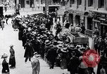 Image of Mounted police break up workers gathering Chicago United States USA, 1910, second 39 stock footage video 65675036804