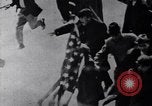 Image of Mounted police break up workers gathering Chicago United States USA, 1910, second 46 stock footage video 65675036804