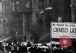 Image of Mounted police break up workers gathering Chicago United States USA, 1910, second 60 stock footage video 65675036804