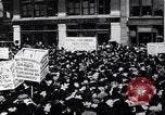 Image of Garment workers demonstrating for better conditions United States USA, 1913, second 26 stock footage video 65675036805