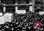 Image of Garment workers demonstrating for better conditions United States USA, 1913, second 27 stock footage video 65675036805