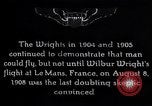 Image of First public demonstration of Wright Brothers airplane Le Mans France, 1908, second 1 stock footage video 65675036820