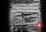 Image of First public demonstration of Wright Brothers airplane Le Mans France, 1908, second 31 stock footage video 65675036820