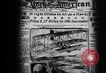 Image of First public demonstration of Wright Brothers airplane Le Mans France, 1908, second 33 stock footage video 65675036820