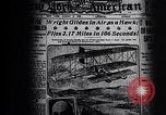 Image of First public demonstration of Wright Brothers airplane Le Mans France, 1908, second 34 stock footage video 65675036820