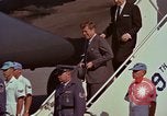 Image of President John F Kennedy visits Homestead AFB during Cuban Crisis Florida United States USA, 1962, second 58 stock footage video 65675036864