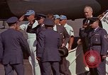 Image of President John F Kennedy visits Homestead AFB during Cuban Crisis Florida United States USA, 1962, second 60 stock footage video 65675036864
