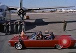 Image of President John F Kennedy inspects aircraft Florida United States USA, 1962, second 1 stock footage video 65675036866
