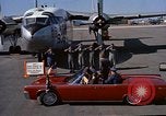 Image of President John F Kennedy inspects aircraft Florida United States USA, 1962, second 5 stock footage video 65675036866