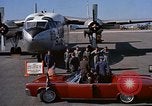 Image of President John F Kennedy inspects aircraft Florida United States USA, 1962, second 7 stock footage video 65675036866