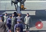 Image of President John F Kennedy inspects aircraft Florida United States USA, 1962, second 13 stock footage video 65675036866