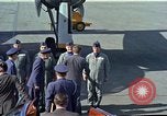 Image of President John F Kennedy inspects aircraft Florida United States USA, 1962, second 14 stock footage video 65675036866