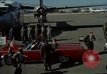 Image of President John F Kennedy inspects aircraft Florida United States USA, 1962, second 20 stock footage video 65675036866