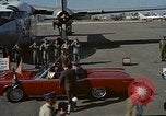 Image of President John F Kennedy inspects aircraft Florida United States USA, 1962, second 21 stock footage video 65675036866