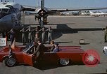 Image of President John F Kennedy inspects aircraft Florida United States USA, 1962, second 23 stock footage video 65675036866