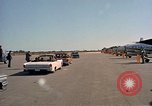 Image of President John F Kennedy inspects aircraft Florida United States USA, 1962, second 24 stock footage video 65675036866