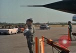 Image of President John F Kennedy inspects aircraft Florida United States USA, 1962, second 29 stock footage video 65675036866