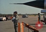 Image of President John F Kennedy inspects aircraft Florida United States USA, 1962, second 31 stock footage video 65675036866