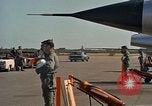 Image of President John F Kennedy inspects aircraft Florida United States USA, 1962, second 32 stock footage video 65675036866