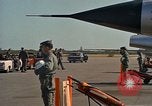 Image of President John F Kennedy inspects aircraft Florida United States USA, 1962, second 33 stock footage video 65675036866