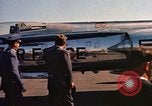 Image of President John F Kennedy inspects aircraft Florida United States USA, 1962, second 38 stock footage video 65675036866