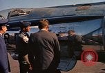 Image of President John F Kennedy inspects aircraft Florida United States USA, 1962, second 42 stock footage video 65675036866