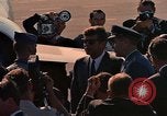 Image of President John F Kennedy inspects aircraft Florida United States USA, 1962, second 46 stock footage video 65675036866