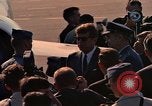 Image of President John F Kennedy inspects aircraft Florida United States USA, 1962, second 49 stock footage video 65675036866