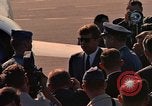 Image of President John F Kennedy inspects aircraft Florida United States USA, 1962, second 50 stock footage video 65675036866