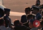 Image of President John F Kennedy inspects aircraft Florida United States USA, 1962, second 51 stock footage video 65675036866