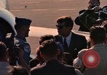Image of President John F Kennedy inspects aircraft Florida United States USA, 1962, second 52 stock footage video 65675036866