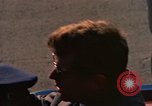 Image of President John F Kennedy inspects aircraft Florida United States USA, 1962, second 62 stock footage video 65675036866