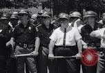 Image of James Hood and Vivian Malone enter University of Alabama Tuscaloosa Alabama USA, 1963, second 40 stock footage video 65675036867